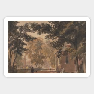 A Street in Harborne by David Cox Sticker